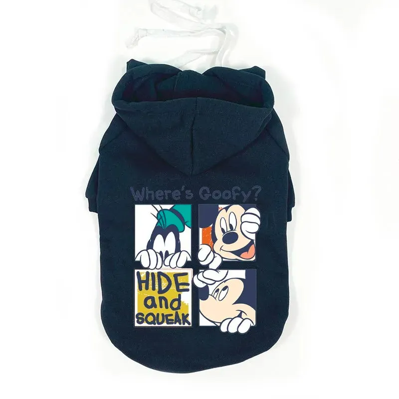 Mickey & Goofy Small Dog Hoodie
