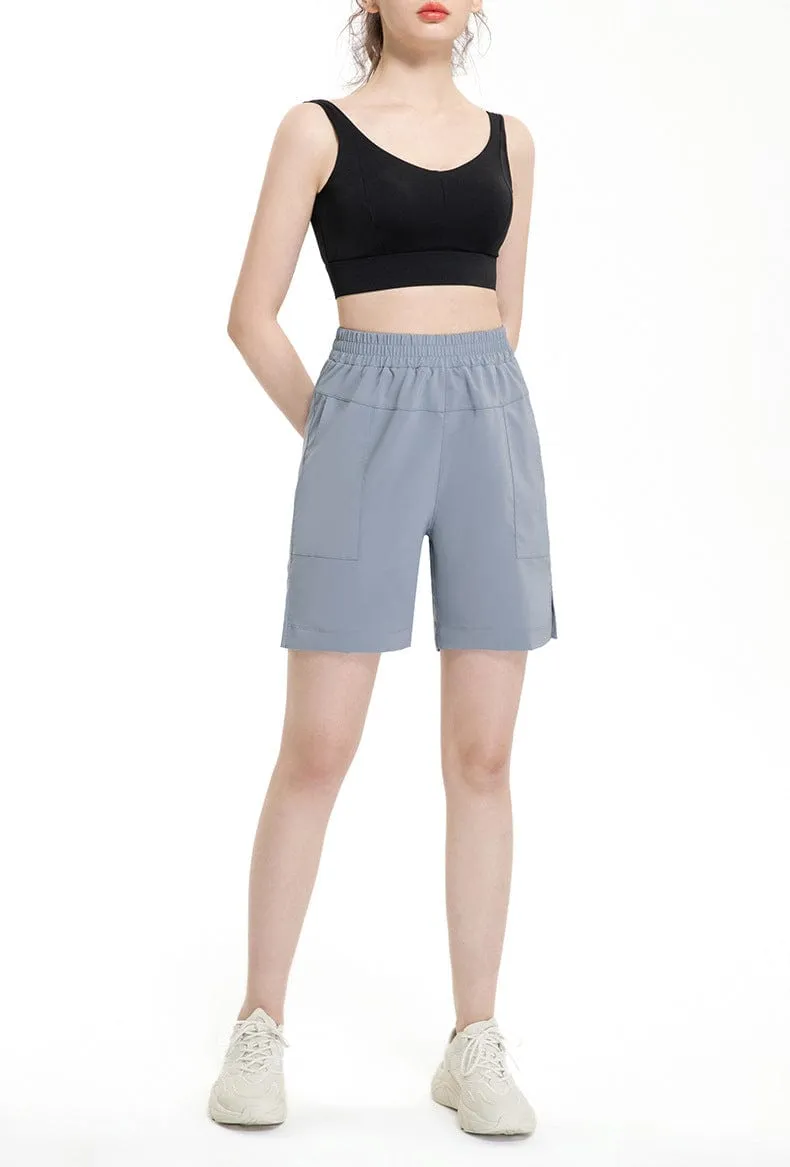 Mid Length Relaxed Shorts by Anna-Kaci