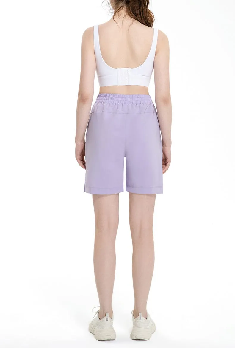 Mid Length Relaxed Shorts by Anna-Kaci