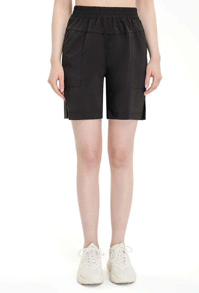 Mid Length Relaxed Shorts by Anna-Kaci