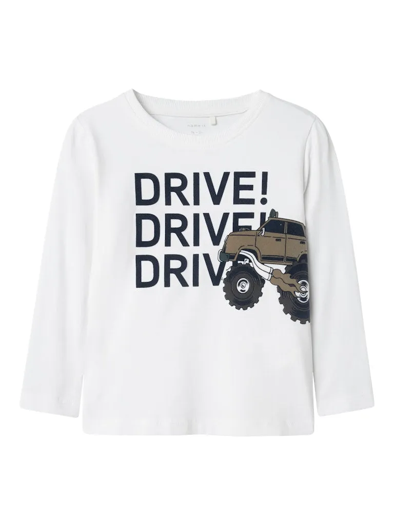 Name it Mini Boys Graphic Print Top - Trucks