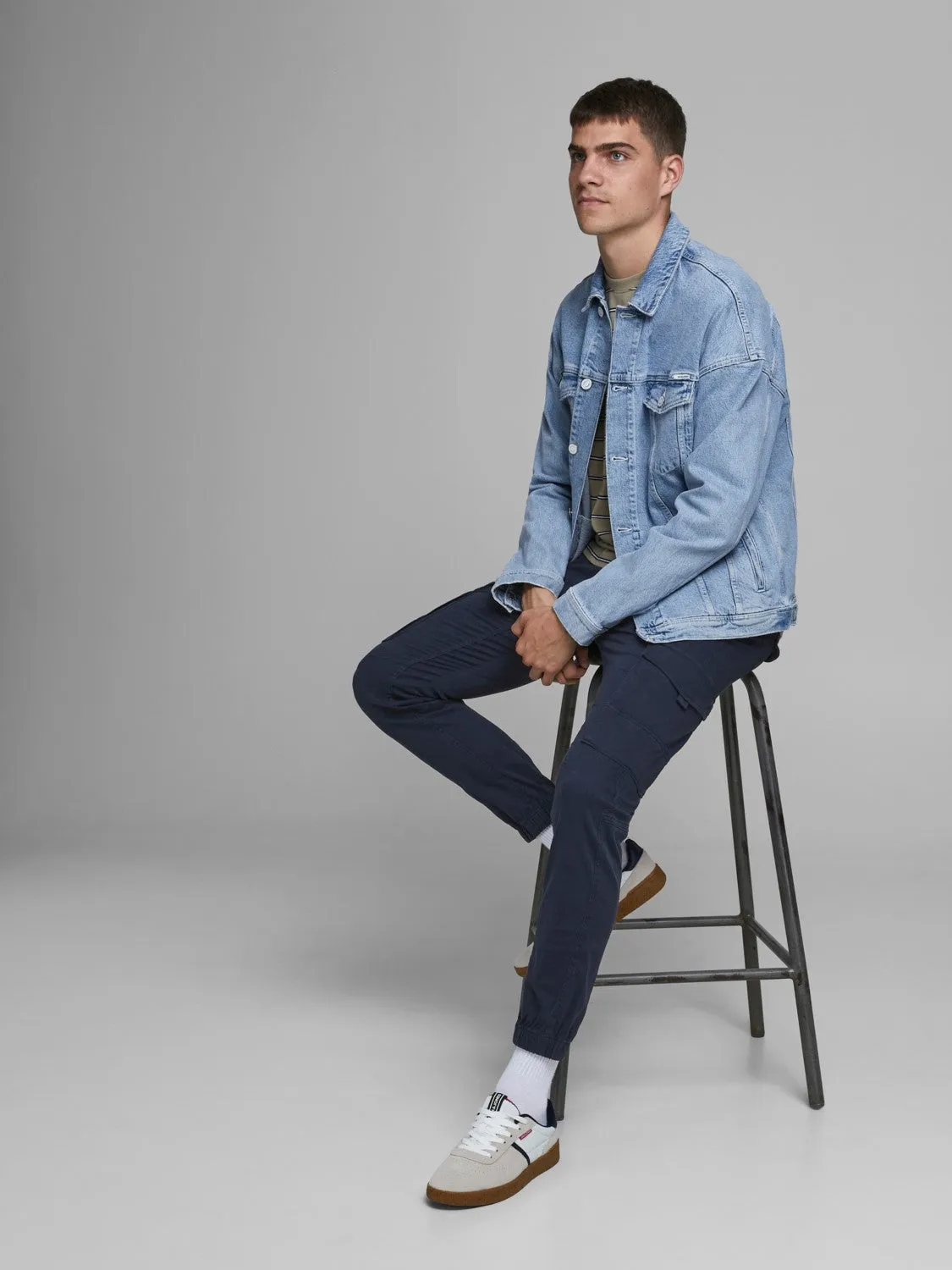 Paul Flake Navy Cargo Pant