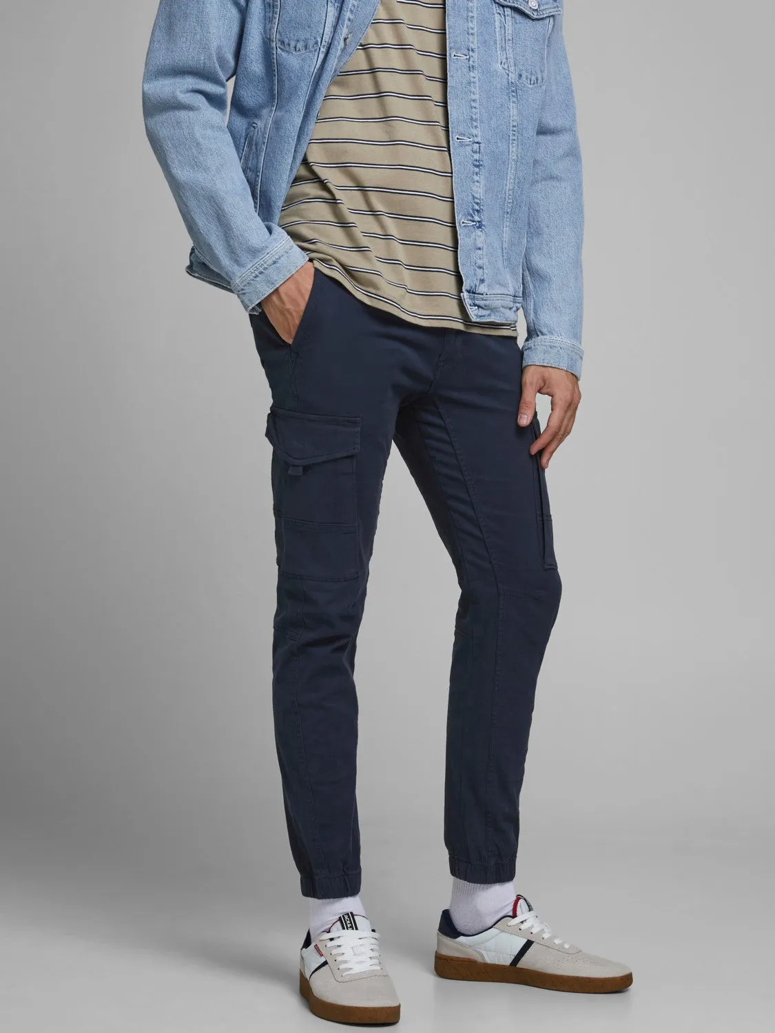 Paul Flake Navy Cargo Pant