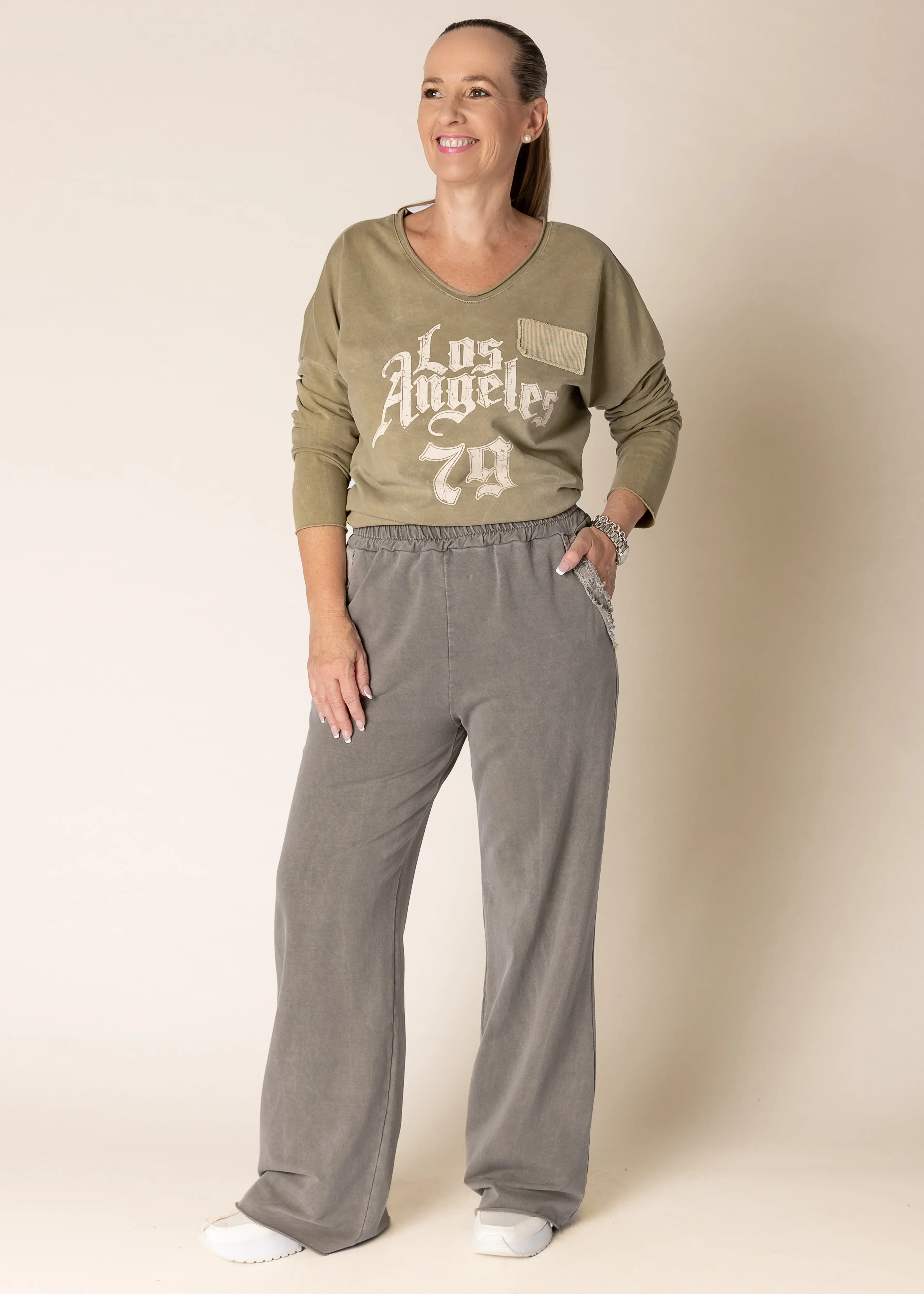 Phebe Pants in Mocha