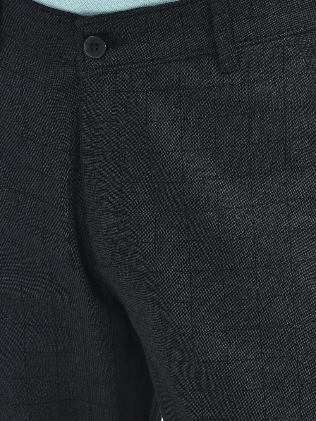 Printed Black Trousers