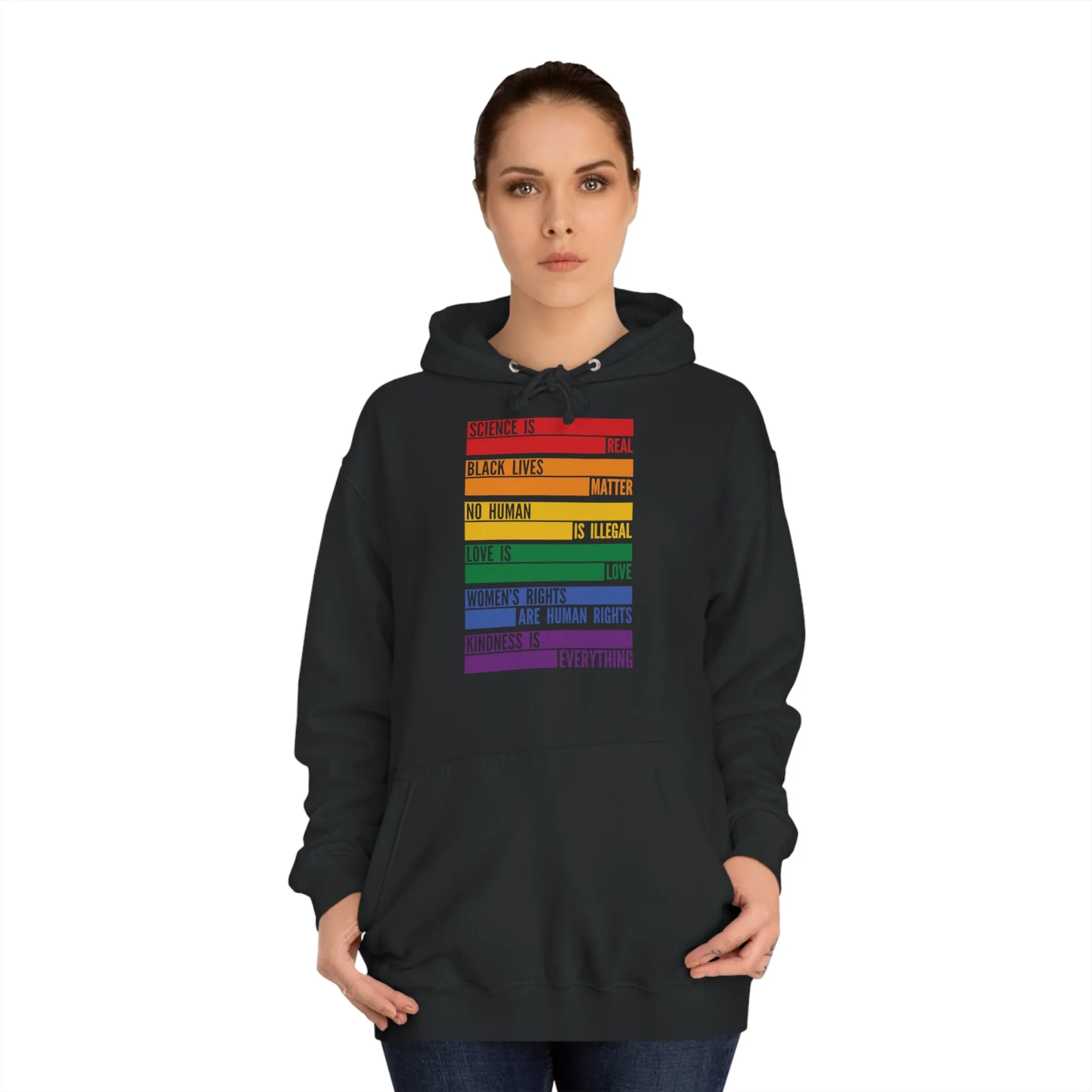 Pro Human : 4XL & Above Unisex Hoodie