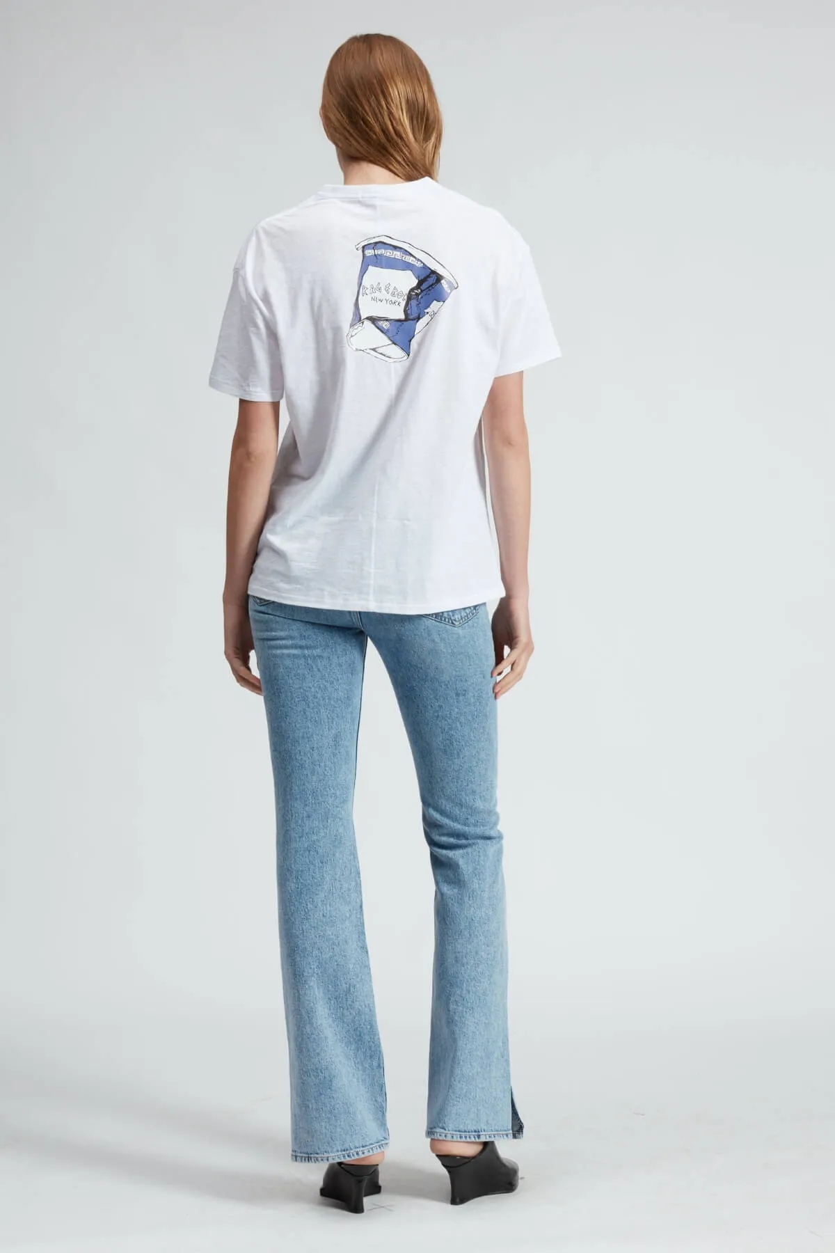 Rag & Bone R&B Coffee Tee - White