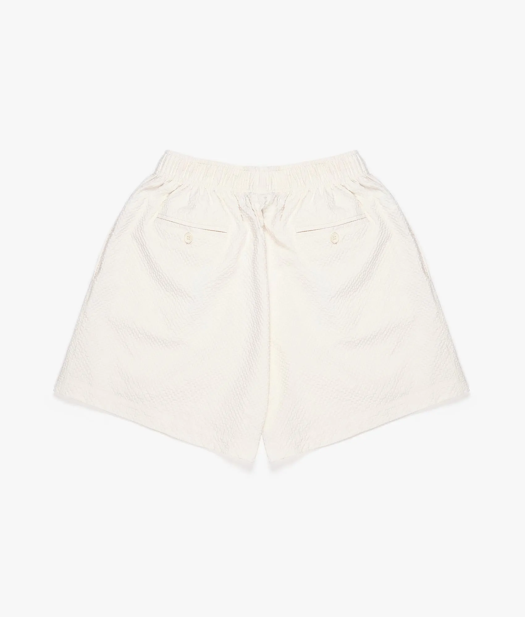 Relaxed Fit Seersucker Shorts