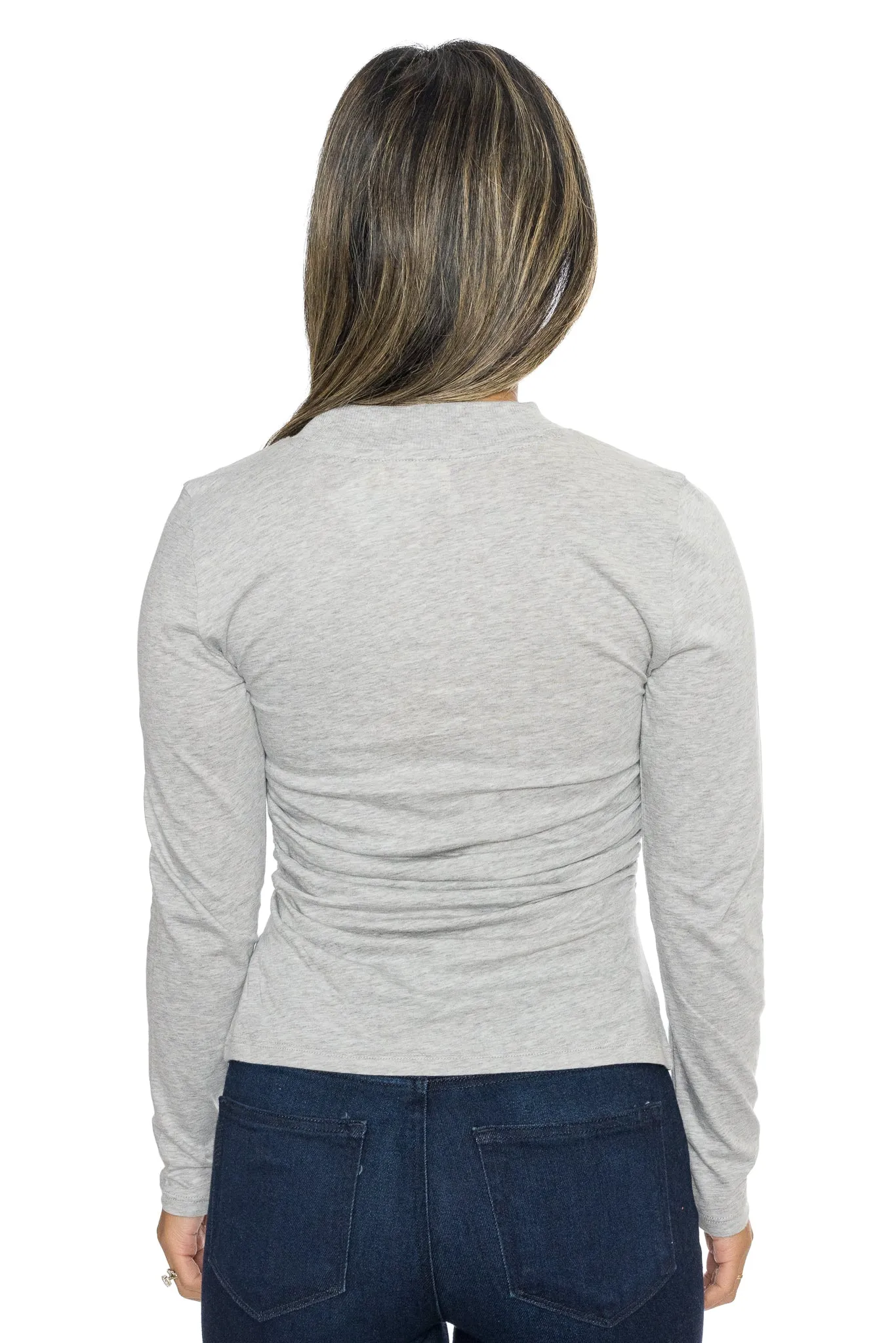 Rita Mock Neck Tee