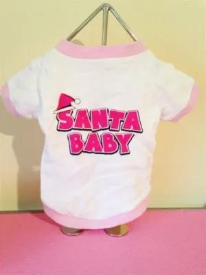Santa Baby Dog Shirt