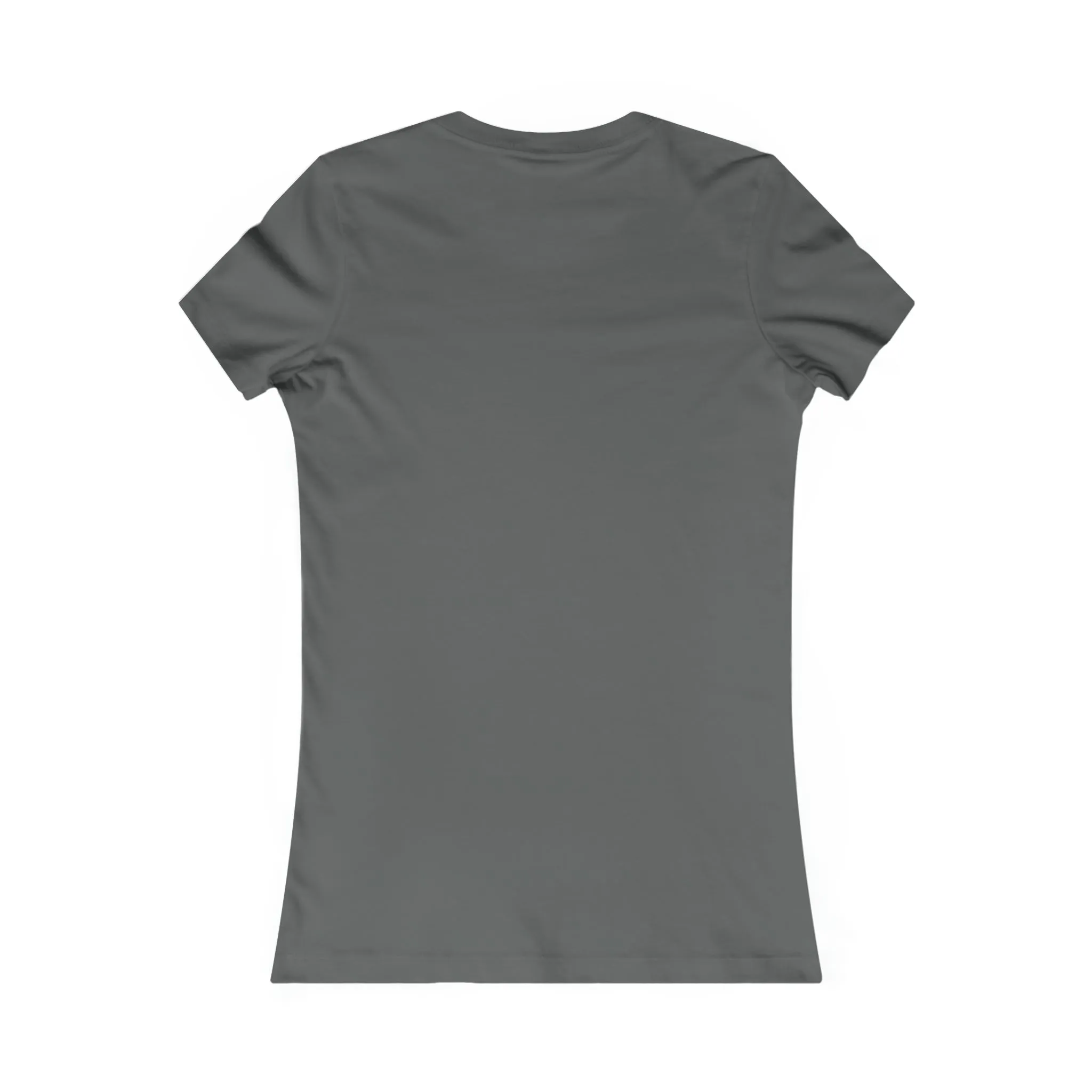 She is STRONG - Women's Favorite Tee - White Logo - Plain Back