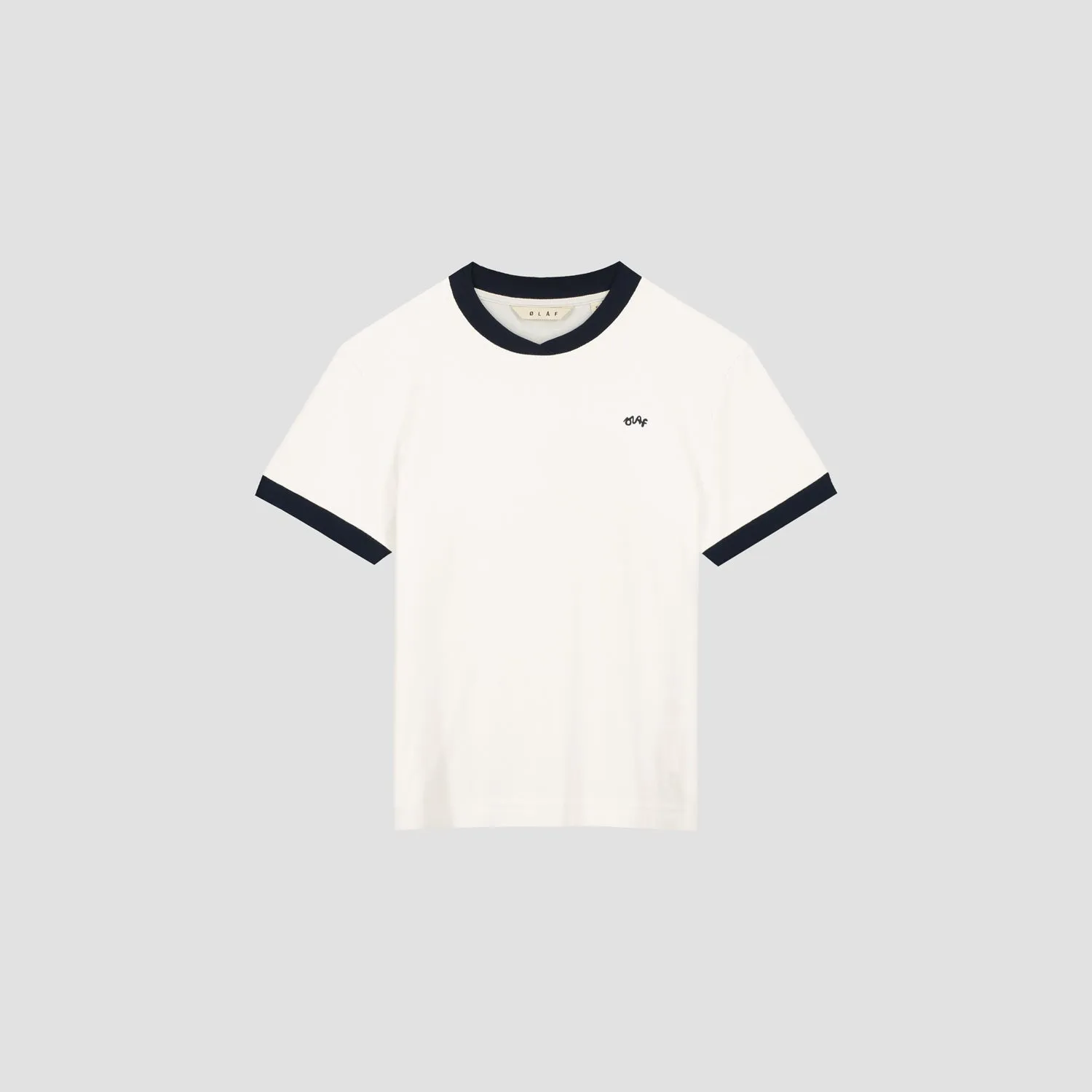 Signature Ringer Tee - Off White