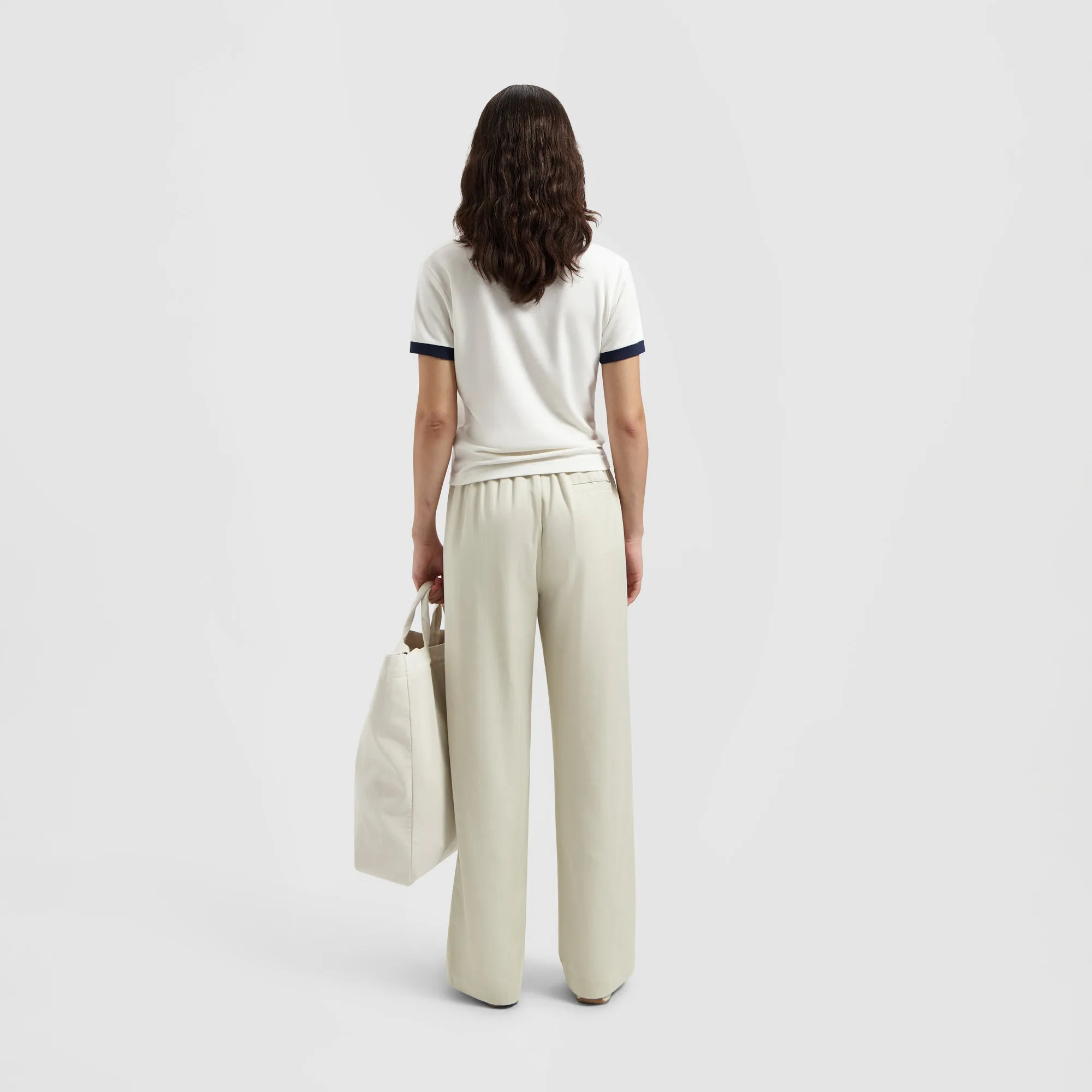 Signature Ringer Tee - Off White