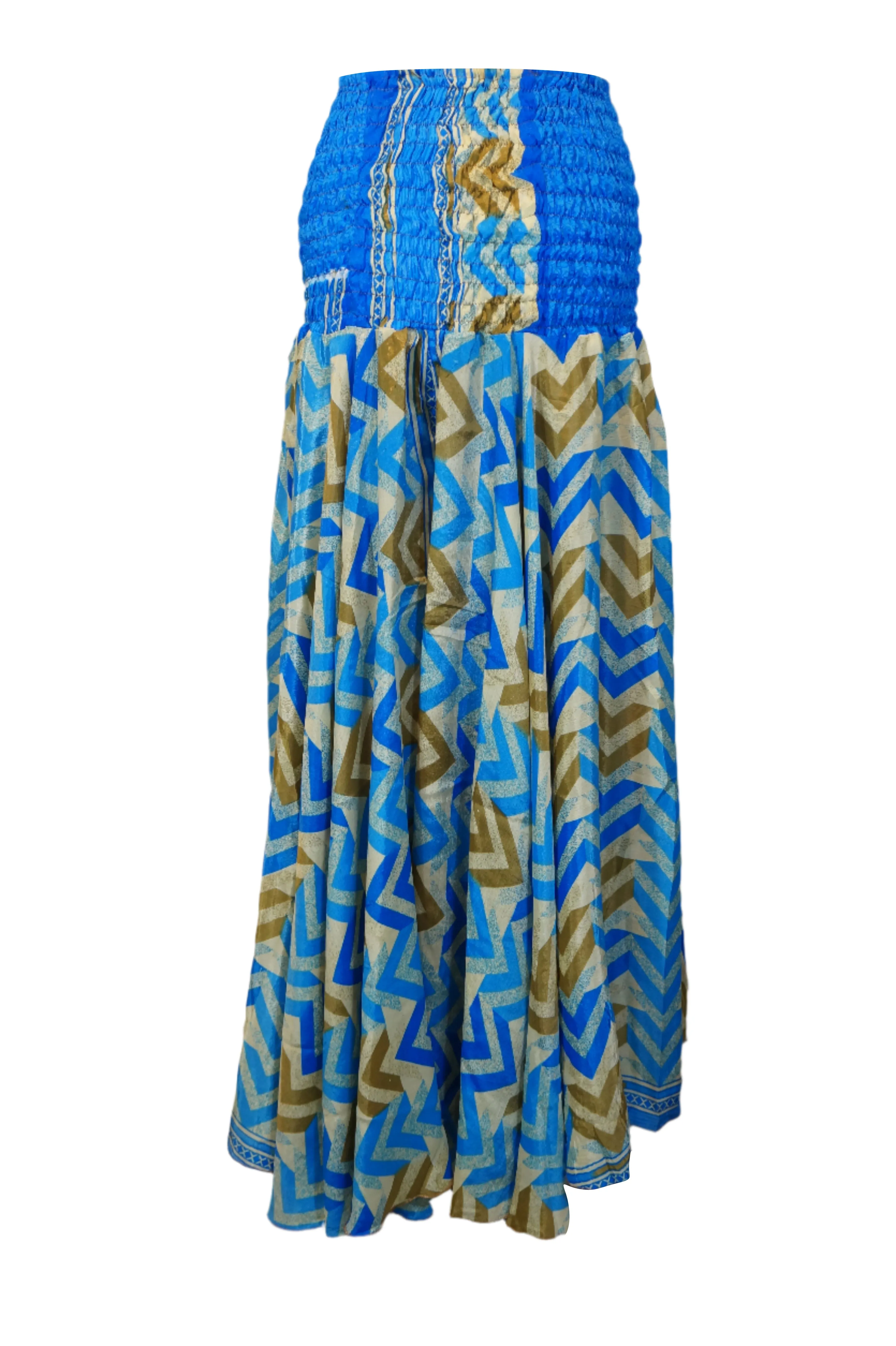 Sky Blue Boho Palazzo Pants – Handcrafted Elegance in Every Flow SM