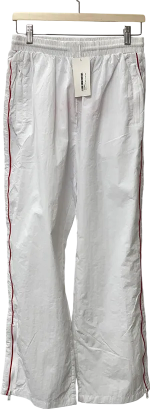 SOUTH.ST White Straight Leg Trousers UK M