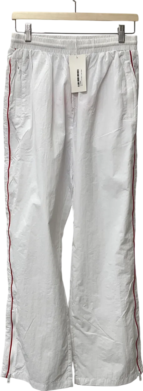SOUTH.ST White Straight Leg Trousers UK M