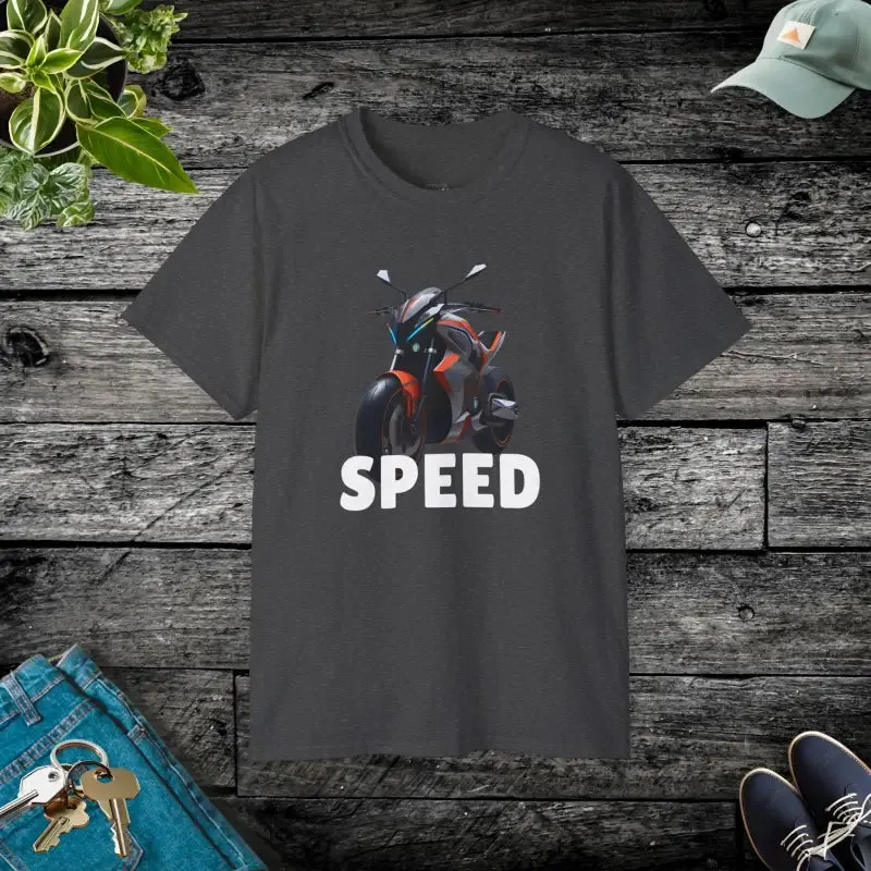 Speed Ultra Cotton Tee for Motorcycle Fans
