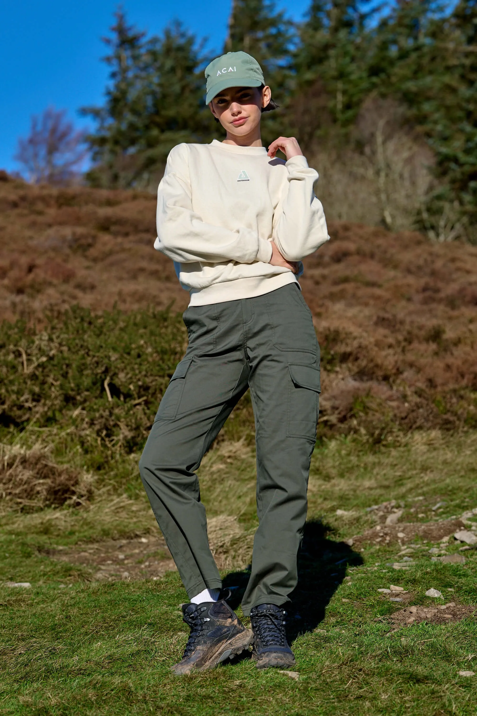 Straight Leg Cargos - Deep Khaki