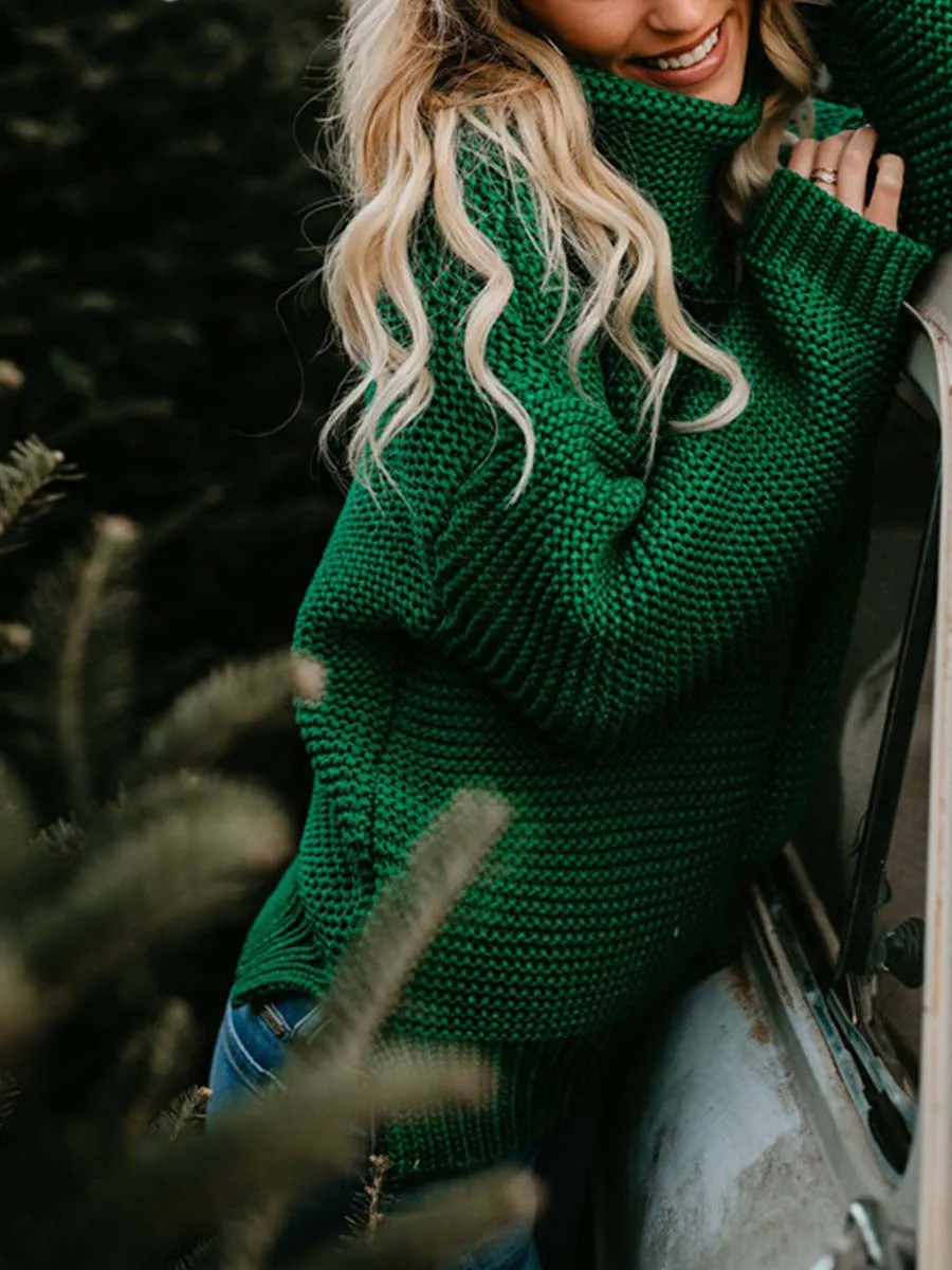 Stunncal Loose Turtleneck Warm Sweater