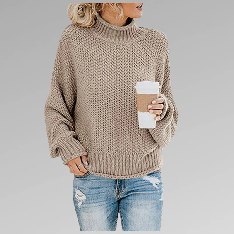 Temia | Cozy Knit Turtleneck Sweater