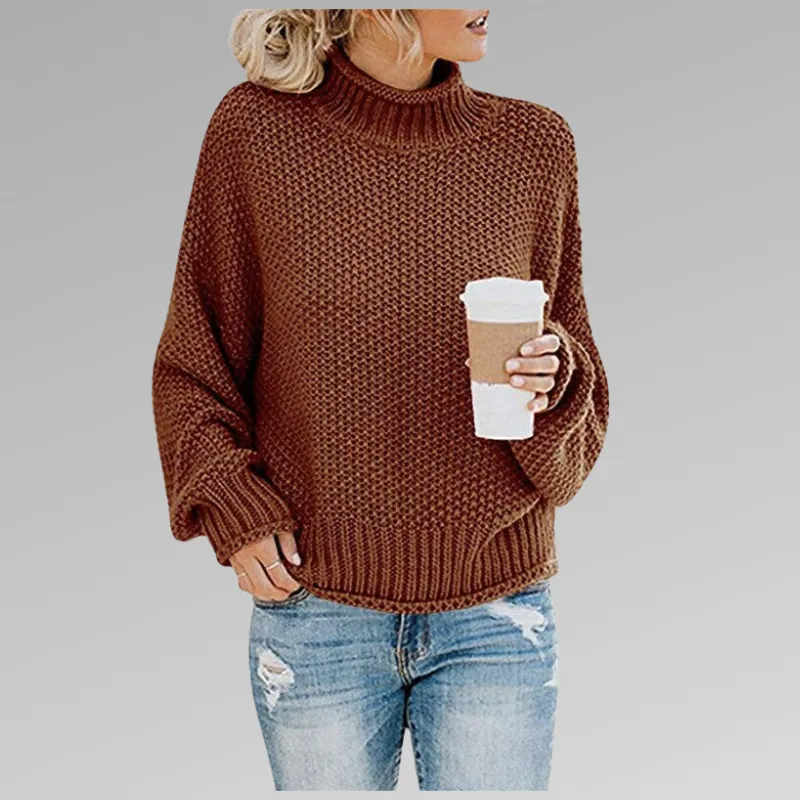 Temia | Cozy Knit Turtleneck Sweater