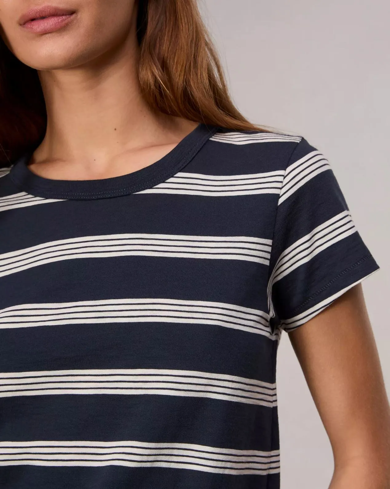 The Slub Stripe Tee