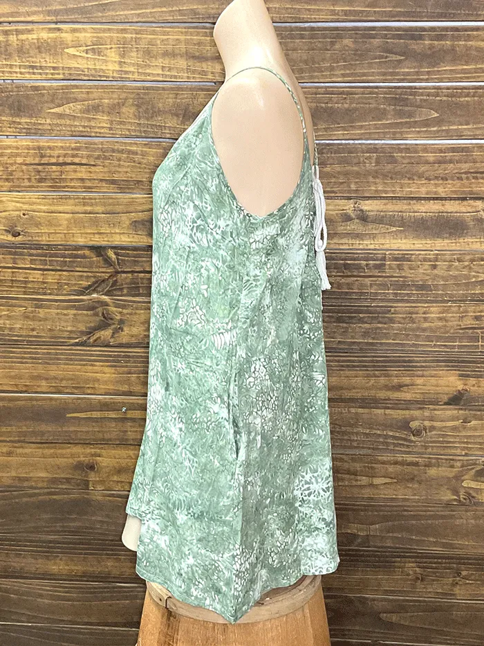 Travida 5613-963 Womens Nicole Dress Sage Stained Glass