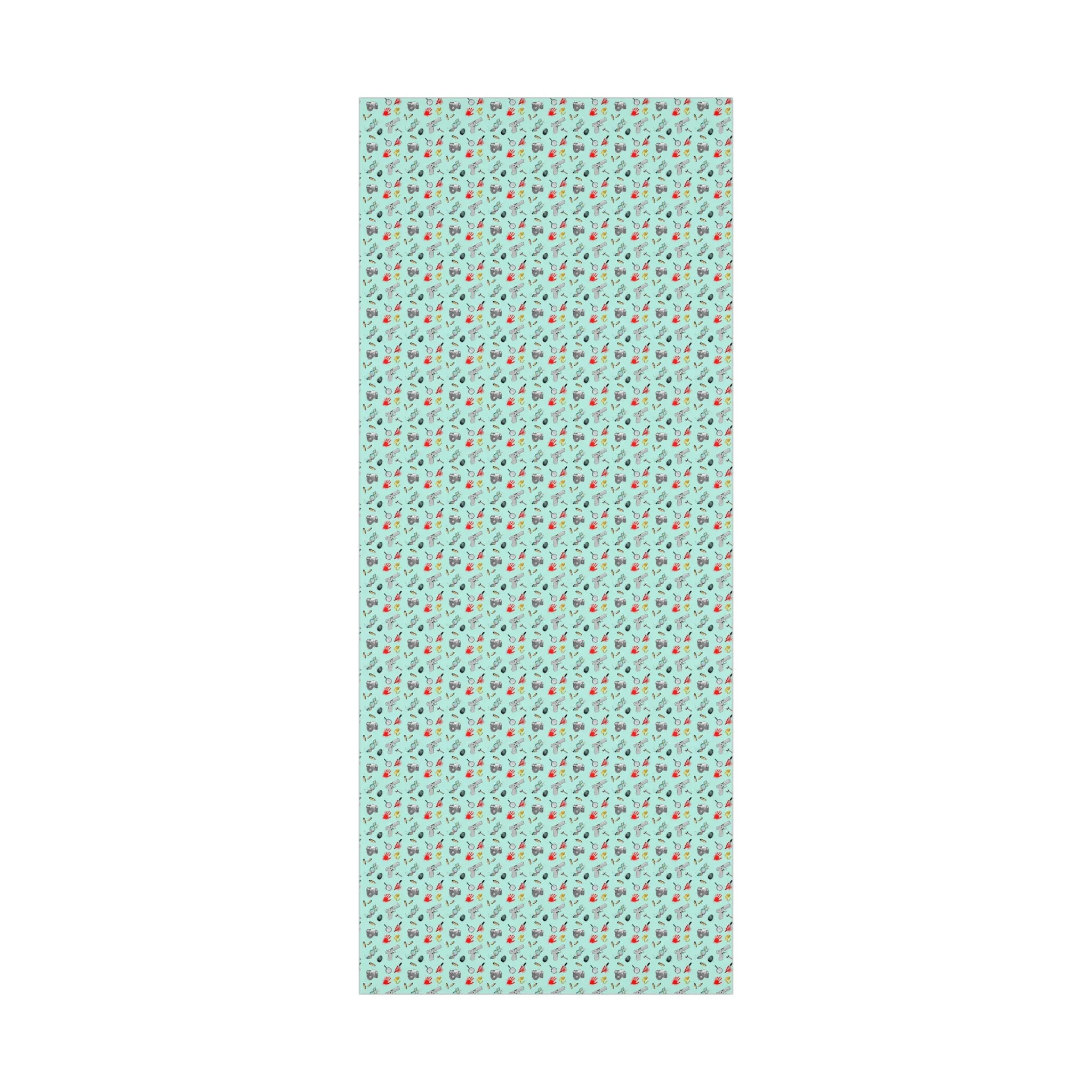 true crime wrapping paper, true crime, csi, crime scene investigator, murder mystery, knife, blood, bullet, true crime gift wrap, gift, present, gift wrap, wrapping paper,