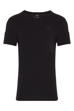 V-Neck Tee 2 Pack in Black