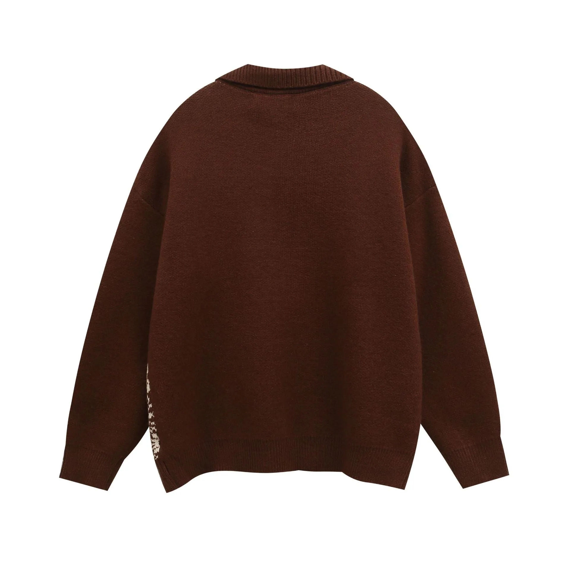 Vintage Knit Sweater Patterned Design