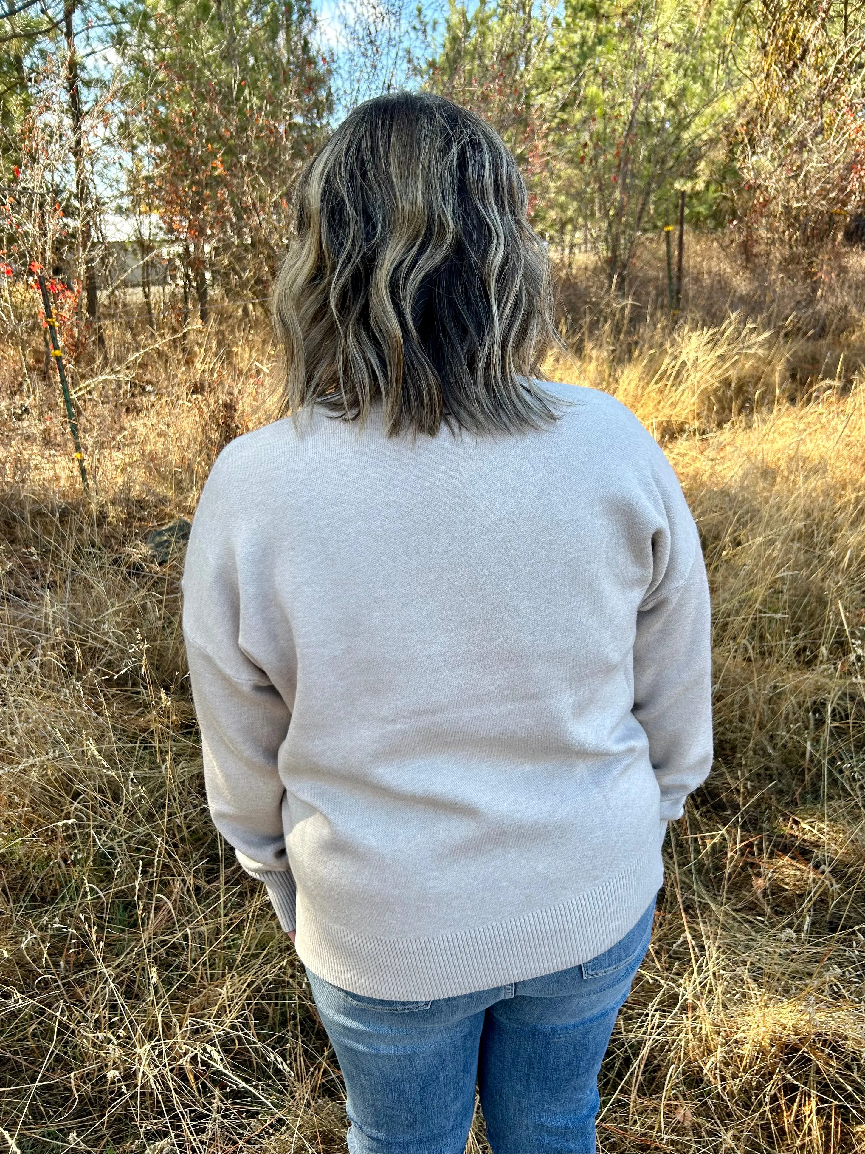Warm Grey Sweater FINAL SALE!