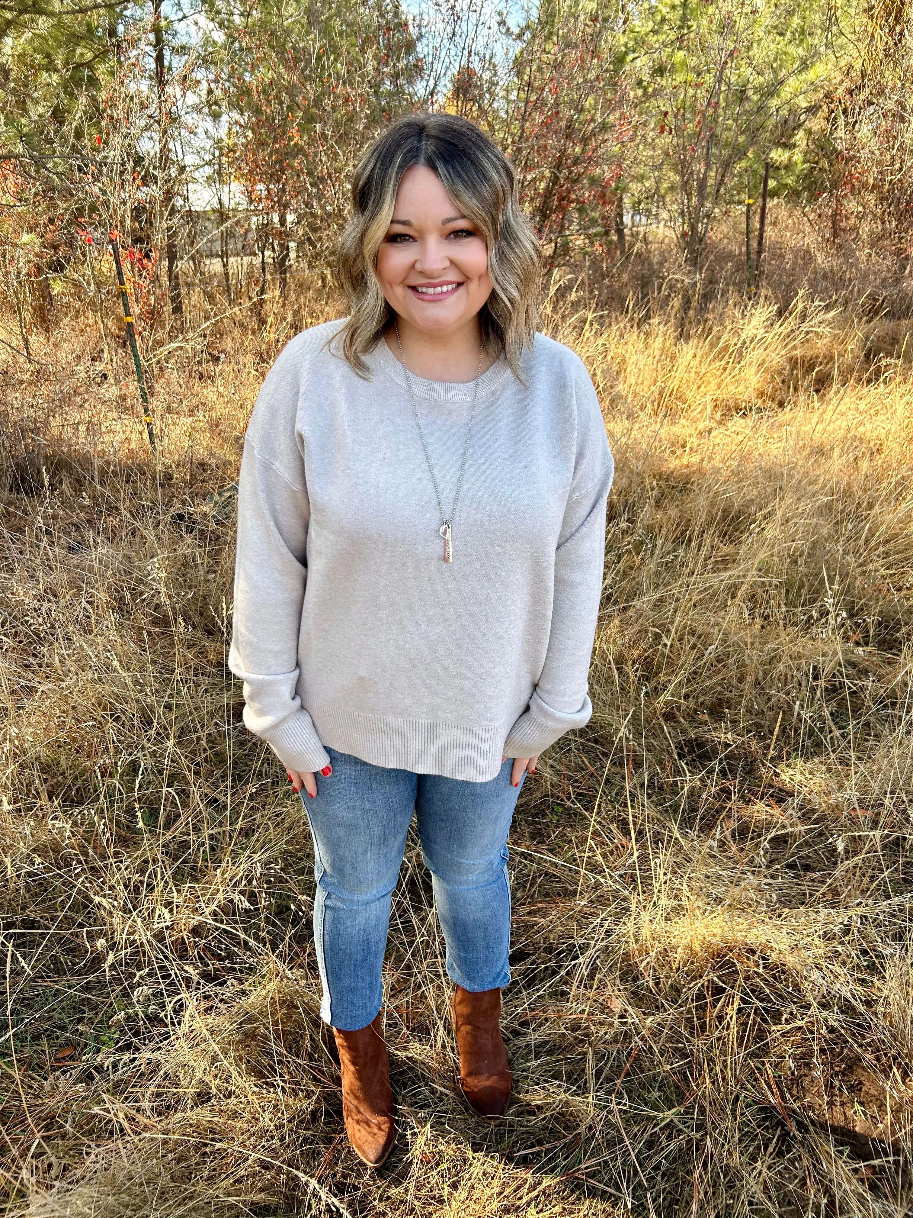 Warm Grey Sweater FINAL SALE!