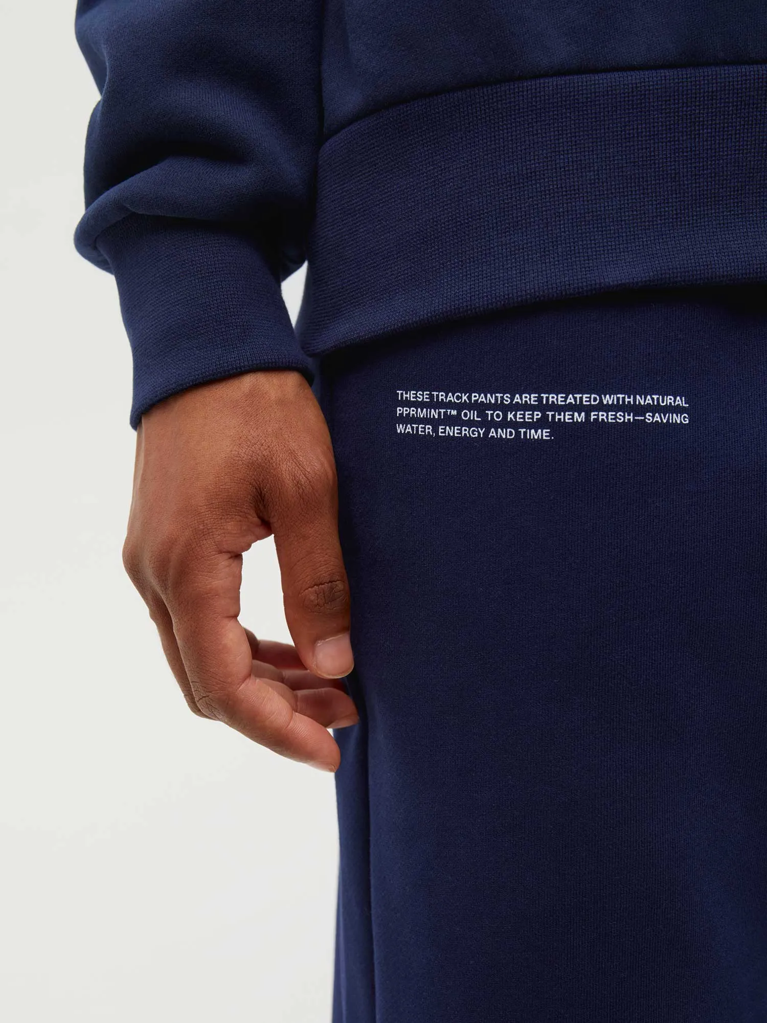 Womens 365 Midweight Track Pants—navy blue